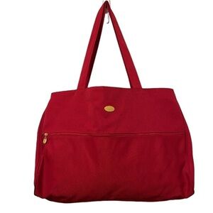 Vintage Christian Dior Canvas Tote Travel Bag EUC